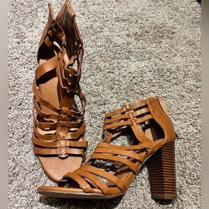 Comfy block heel sandals